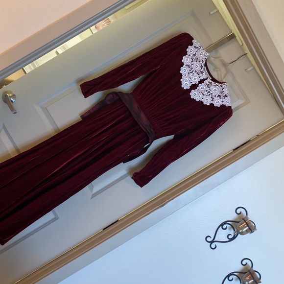 Vintage 1987 holiday dress - Picture 3 of 14